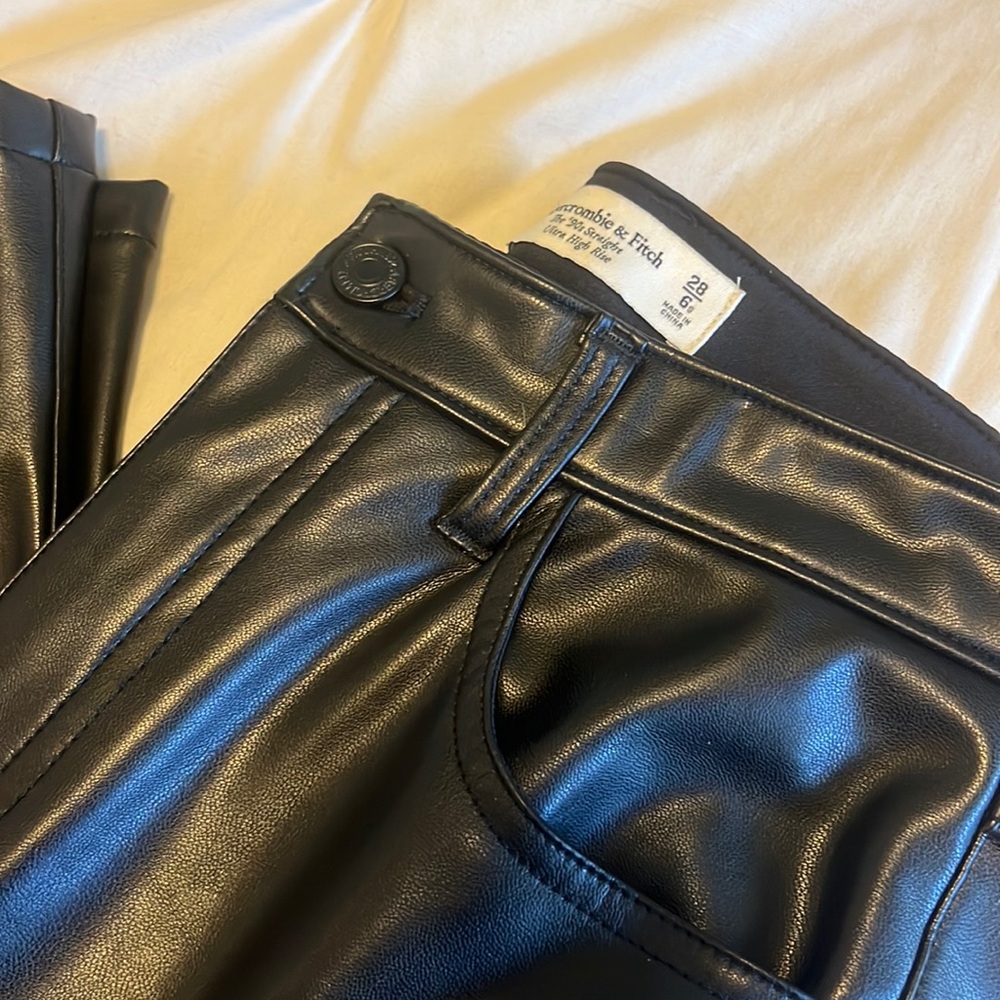 Abercrombie Leather Pants